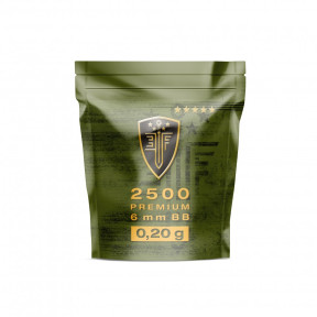 Kulki BBS 6mm ELITEFORCE białe 0.2g saszetka x2500 - Umarex