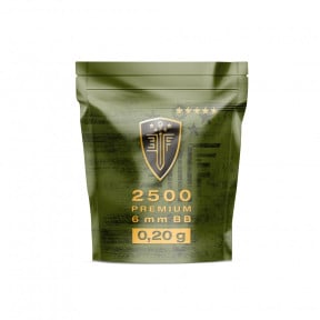 Billes BBS 6mm ELITEFORCE blanche 0.2g sachet x2500 - Umarex