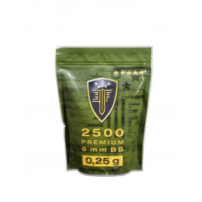 Billes BBS 6mm ELITEFORCE blanche 0.25g sachet x2500 - Umarex