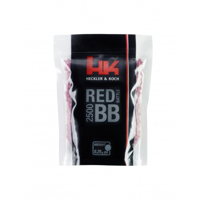 Billes BBS 6mm HK red 0.25g sachet x2500 Umarex