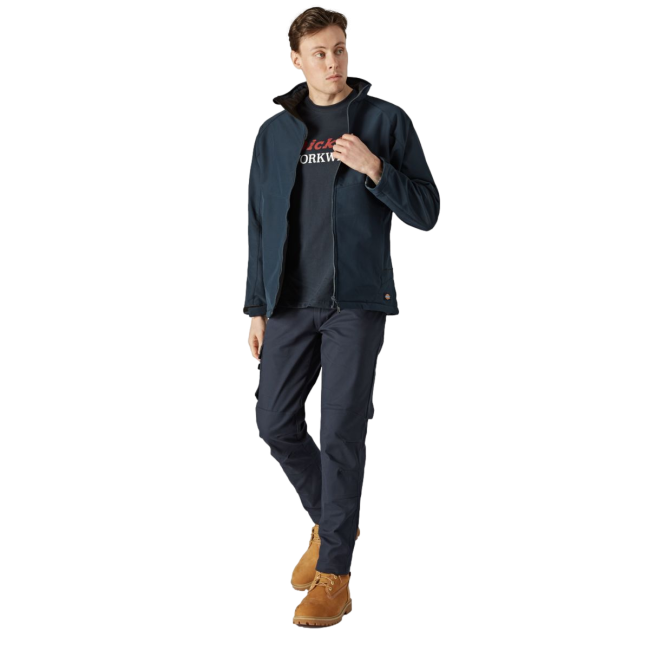 Veste de travail softshell pour homme bleu marine - Dickies