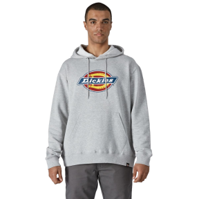 Kapuzenpullover mit Logo meliertes Grau - Dickies