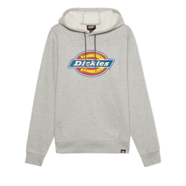 Sweat à capuche avec logo gris chiné - Dickies