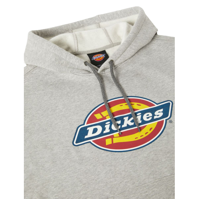 Bluza z kapturem z logo szary melanż - Dickies