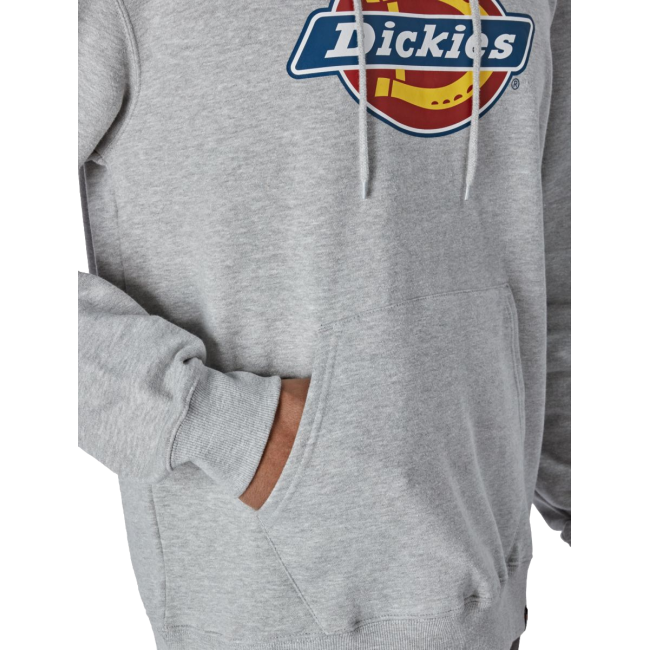 Kapuzenpullover mit Logo meliertes Grau - Dickies