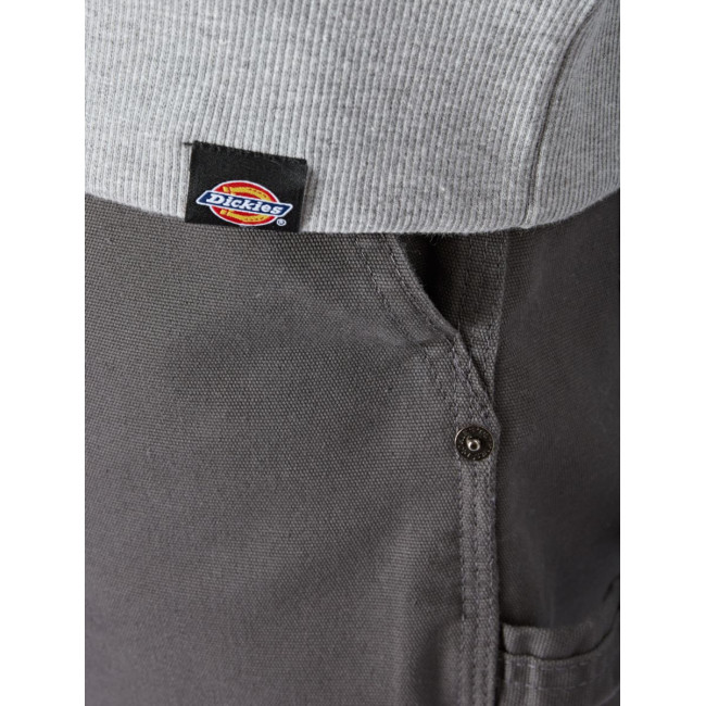 Sweat à capuche avec logo gris chiné - Dickies