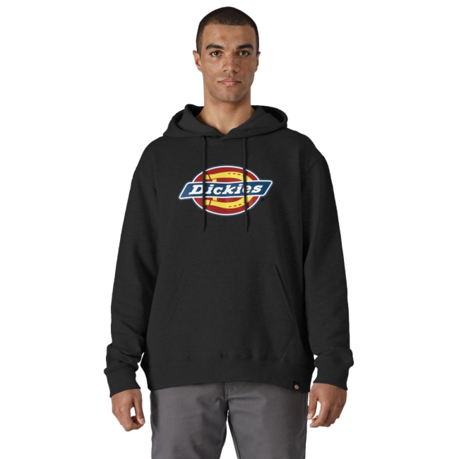 Schwarzer Kapuzenpullover mit Logo - Dickies