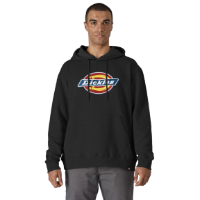 Bluza z kapturem z logo czarna - Dickies