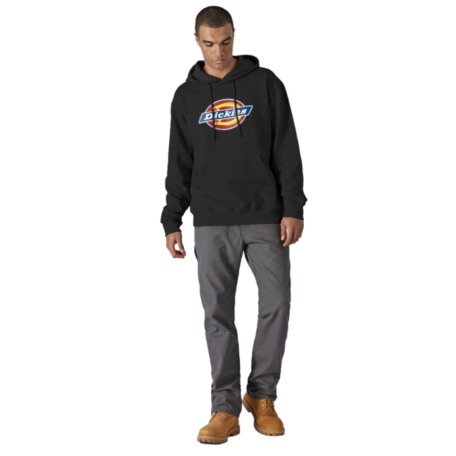 Bluza z kapturem z logo czarna - Dickies
