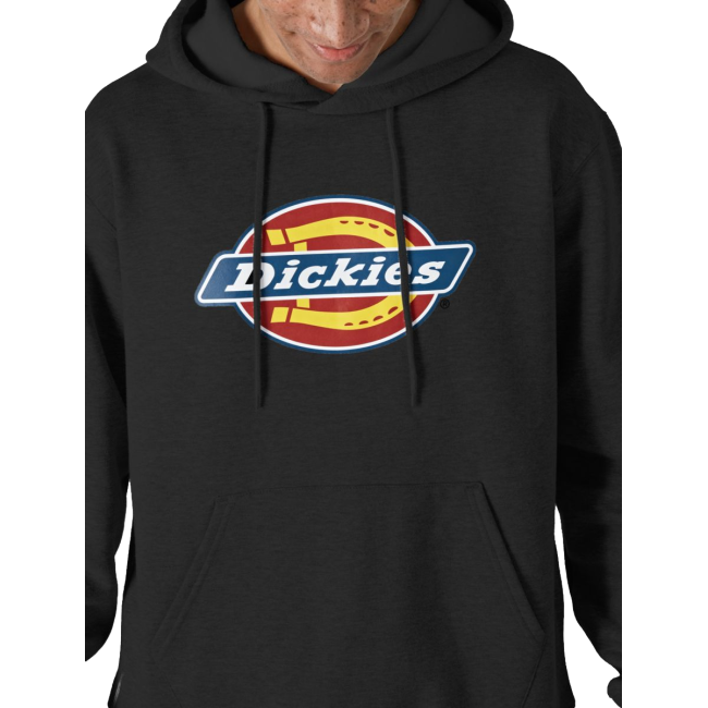 Schwarzer Kapuzenpullover mit Logo - Dickies
