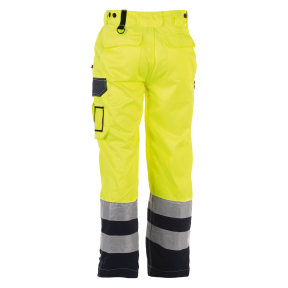 Warnschutz-Arbeitshose Olympus Gelb und Marineblau - Herock