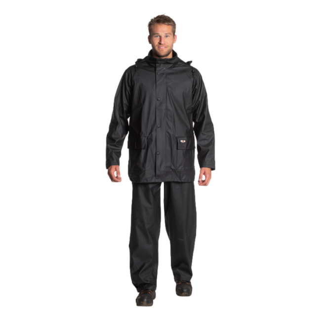 Pantalon de pluie blister Pontus Noir - Herock