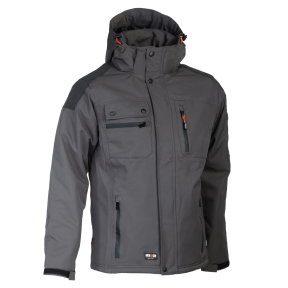 Veste de travail imperméable multipoches Persia Gris - Herock