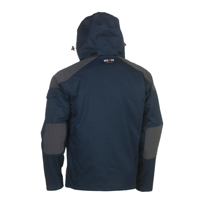 Veste de travail imperméable multipoches Persia Bleu marine et noir - Herock