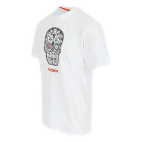T-shirt korte mouwen Skullo Wit - Herock