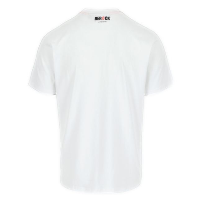 T-shirt korte mouwen Skullo Wit - Herock