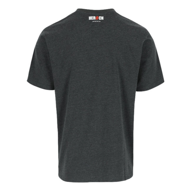 T-shirt korte mouwen Rollin Donkergrijs gemêleerd - Herock