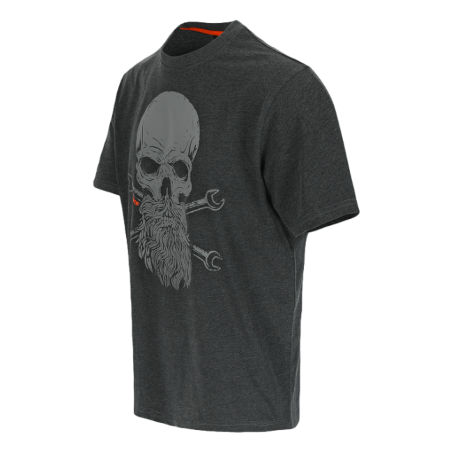 T-shirt manches courtes Maximus Gris foncé chiné - Herock