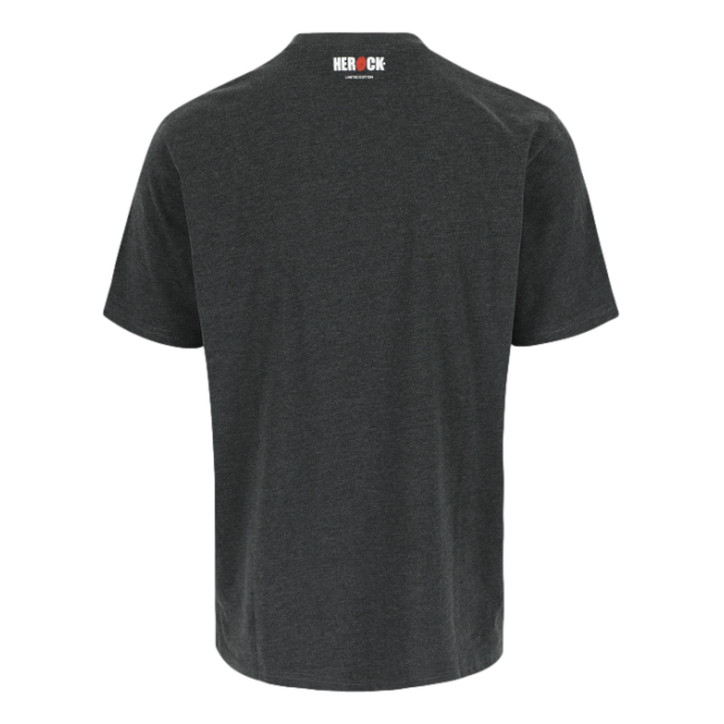 T-shirt z krótkimi rękawami Maximus Ciemnoszary melanż - Herock