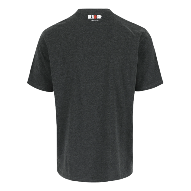 T-shirt z krótkimi rękawami Maximus Ciemnoszary melanż - Herock