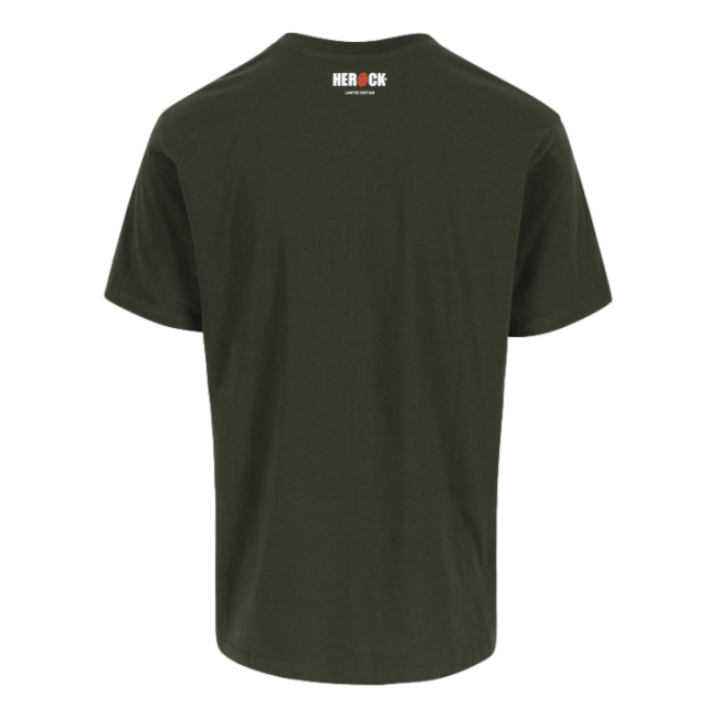 T-shirt manches courtes Barber Kaki foncé - Herock