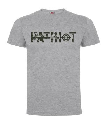Tee-shirt Patriot Noir Gris Chiné- Army Design by Summit Outdoor