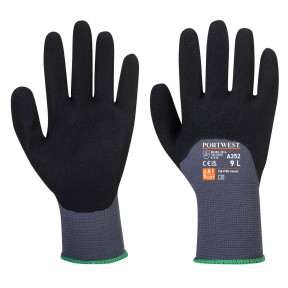 Rękawice DermiFlex Ultra A352 Szare/Czarne - Portwest