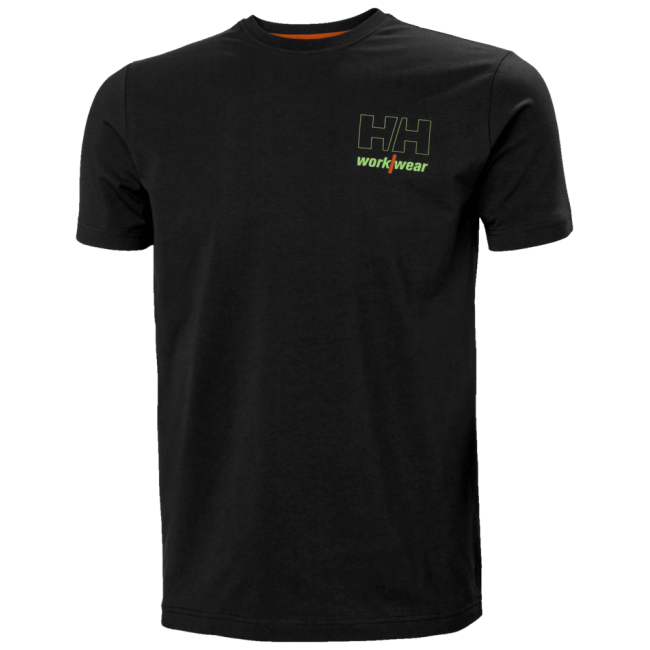 T-shirt hhww graphic zwart heren (992) - helly hansen workwear