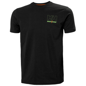 T-shirt hhww graphic czarny męski (992) - helly hansen workwear