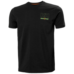 T-shirt hhww graphic czarny męski (992) - helly hansen workwear