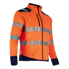 Veste polaire hv authentic led Orange fluo et marine - LMA