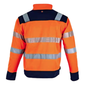 Veste polaire hv authentic led Orange fluo et marine - LMA