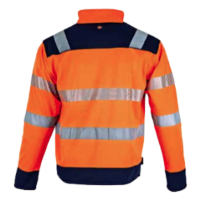 Veste polaire hv authentic led Orange fluo et marine - LMA
