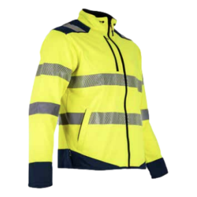 Veste polaire hv authentic flash Jaune fluo et marine - LMA