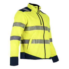 Veste polaire hv authentic flash Jaune fluo et marine - LMA