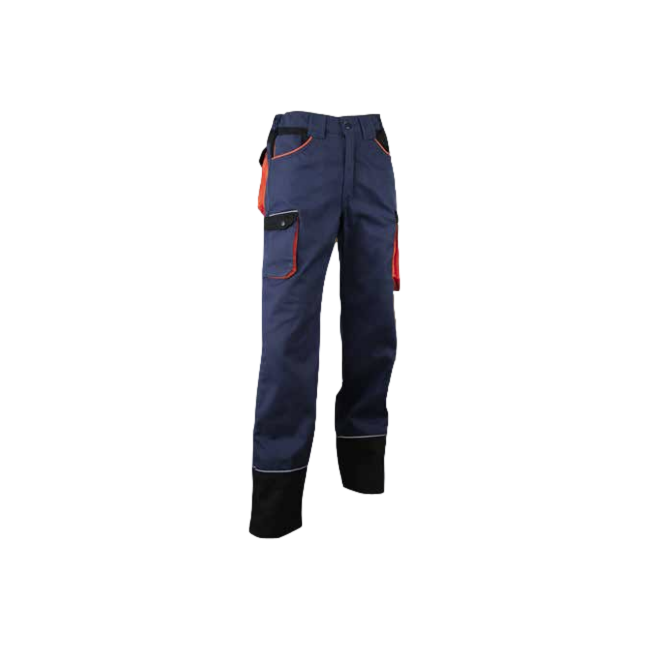 Dreifarbige Hose Dynamics Herse Marine, Schwarz und Orange - LMA