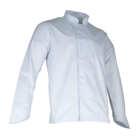 Veste de cuisine ml pressions cachées Courgette Blanc - LMA