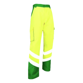 Pantalon bicolore hv Balise Jaune fluo et vert - LMA
