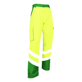 Pantalon bicolore hv Balise Jaune fluo et vert - LMA