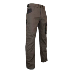 Zweifarbige Landschaftsgärtnerhose Terreau Taupe und schwarz - LMA