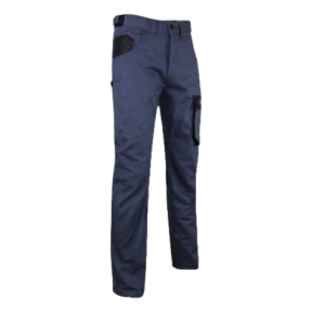 Pantalon bicolore Authentic Étincelle Bleu foncé et noir - LMA