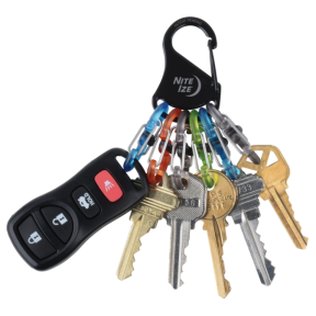 Breloczek KeyRack Locker z karabińczykiem + 6 S-biners plastik - Nite Ize