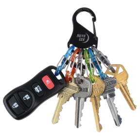 Breloczek KeyRack Locker z karabińczykiem + 6 S-biners plastik - Nite Ize