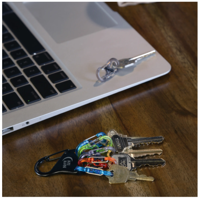 Breloczek KeyRack Locker z karabińczykiem + 6 S-biners plastik - Nite Ize