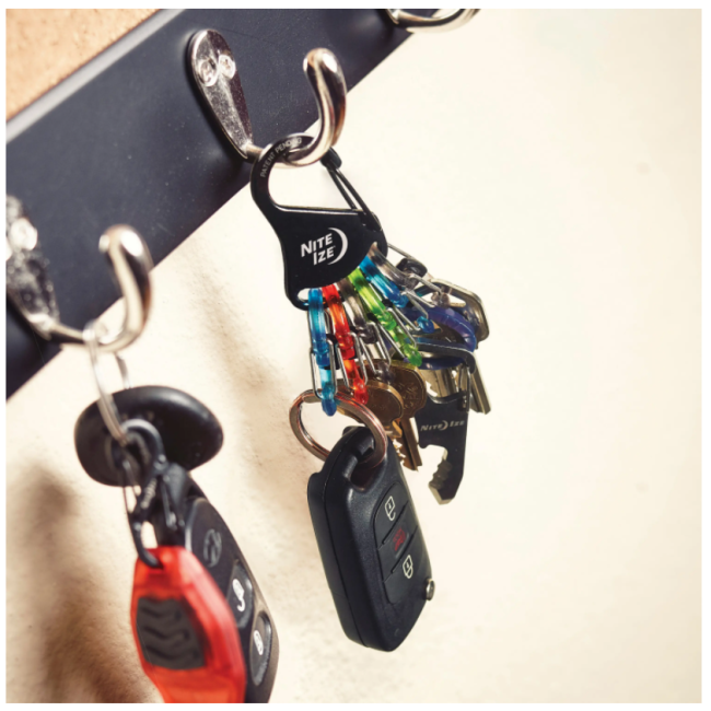 Breloczek KeyRack Locker z karabińczykiem + 6 S-biners plastik - Nite Ize