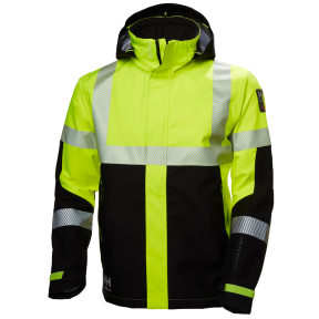icu shell jacket yellow mens - helly hansen workwear