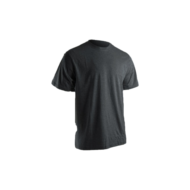 Lot 3 t-shirts unis manches courtes Lyon Gris noir et bleu - LMA