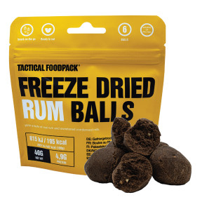 Boules de biscuits au rhum lyophilisées - Tactical Foodpack
