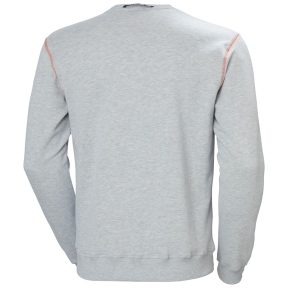 oxford sweatshirt grey melange mens - helly hansen workwear
