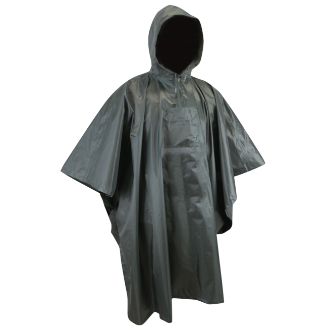Weicher Regenponcho Climat Dunkelkhaki - LMA